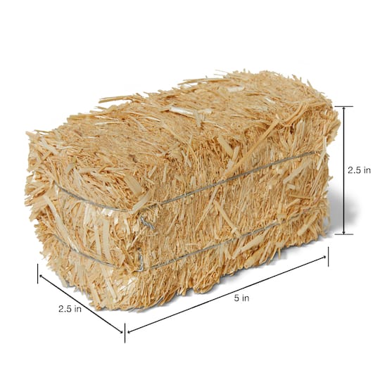 5 Decorative Straw Bale By Ashland Michaels